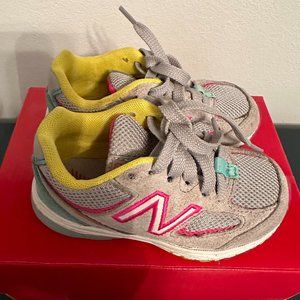New Balance Kids Toddler Lace-Up Running Shoes/Sneakers Size Toddler 7